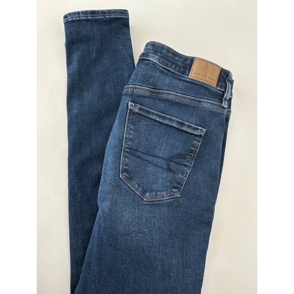 American Eagle Outfitters Denim - American Eagle Jean 8 High-Waisted Jegging Dark Wash Clean Girl Street Style